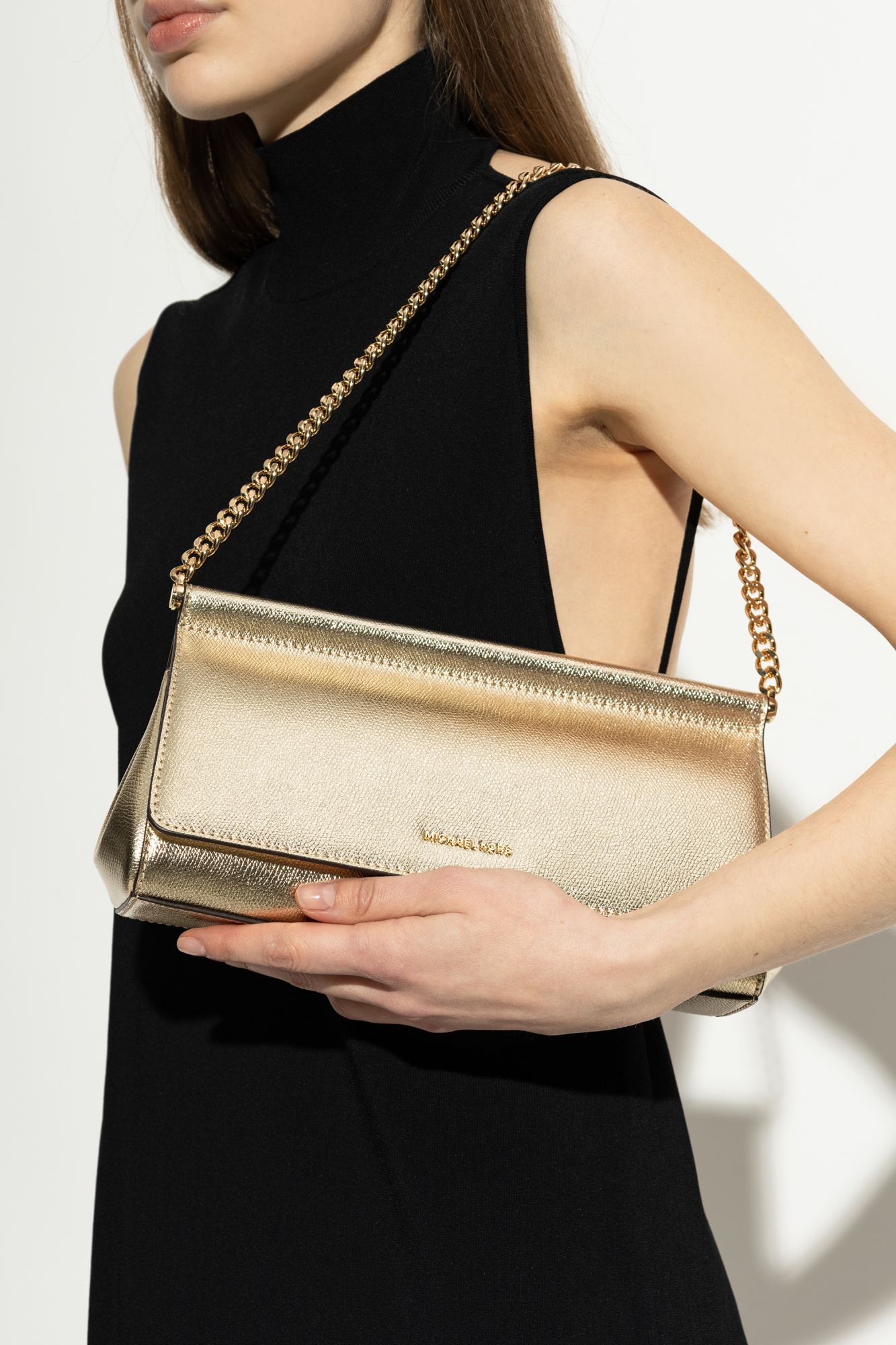 MICHAEL KORS ゴールド クラッチバッグ MICHAEL KORS クラッチバッグ COOPER ポーチ ラージ メンズ